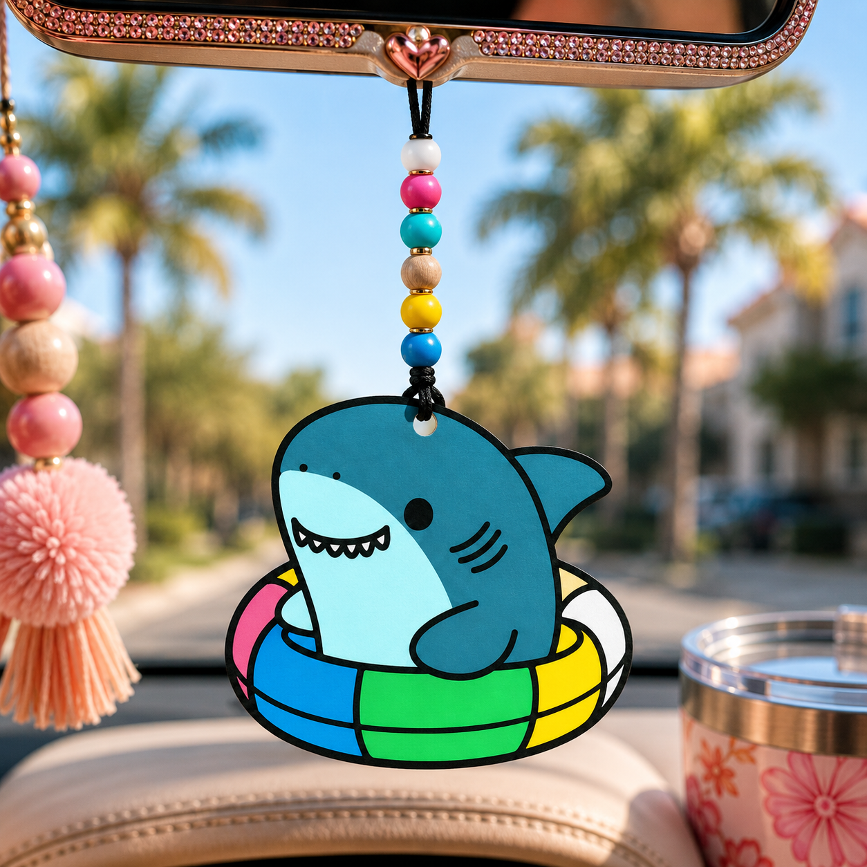 Shark in floatie