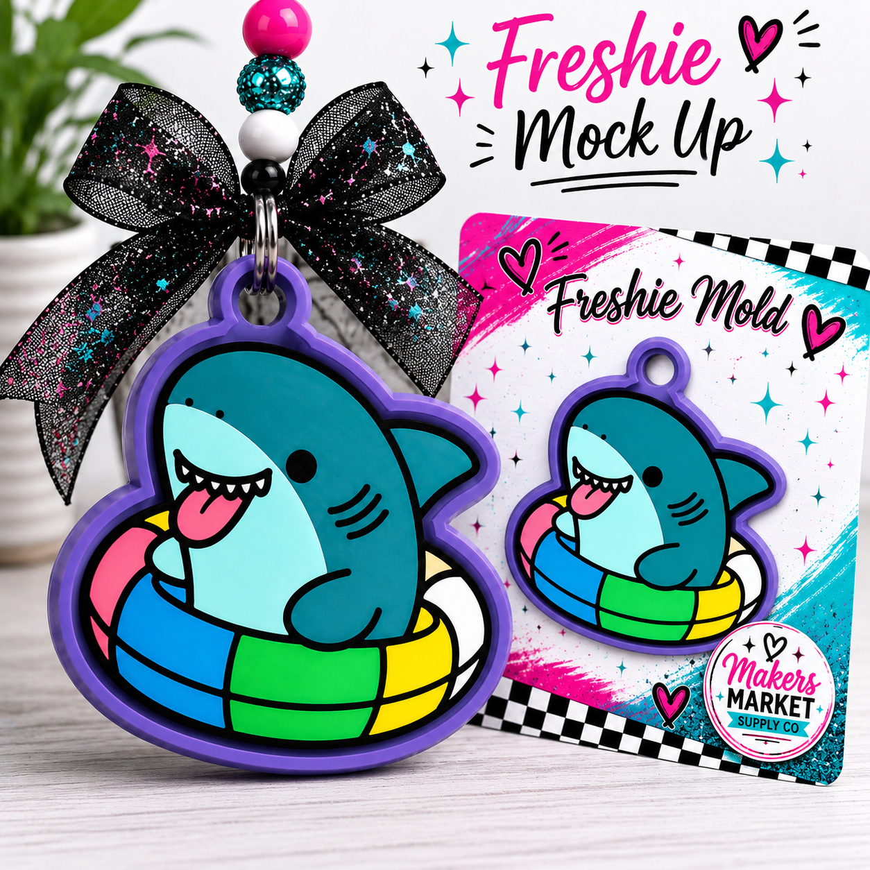 Shark in floatie