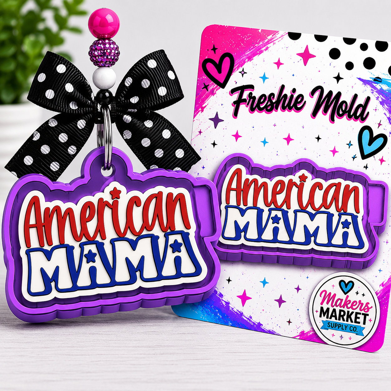 American Mama freshie  mold