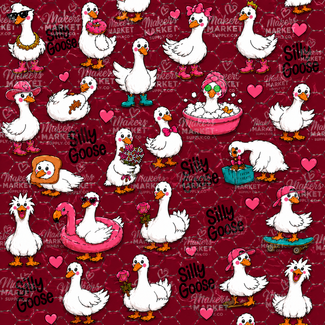 Silly Goose Wine Color Vinly