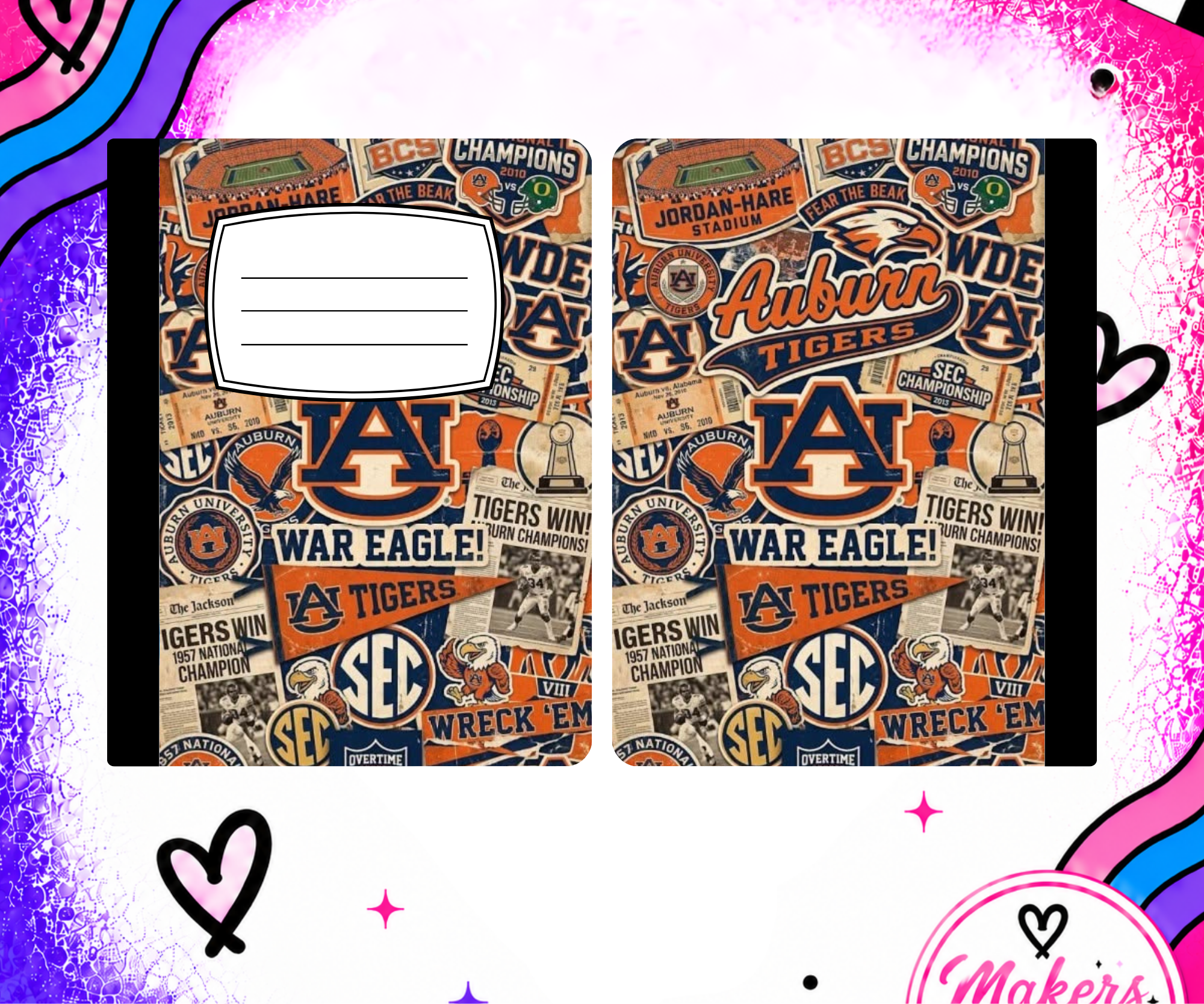Auburn 2 notebook cover