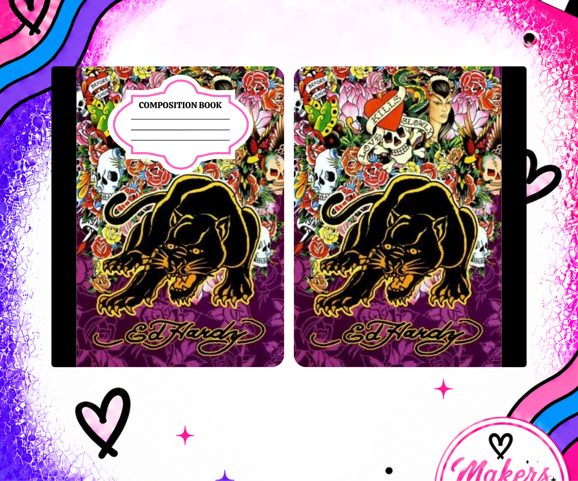 Panther notebook cover