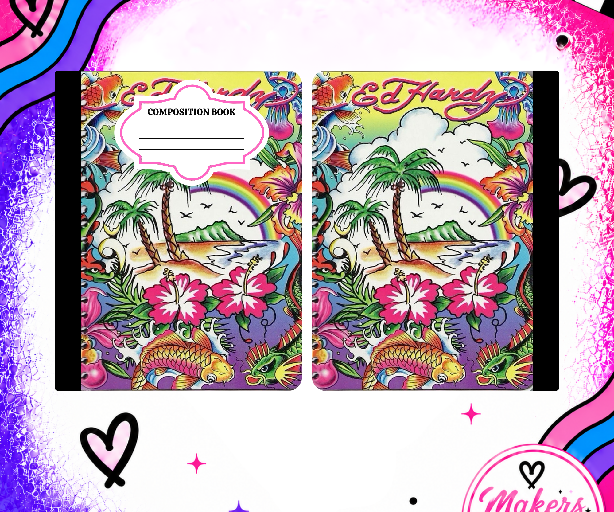 Paradise notebook cover