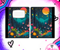 Bright night  notebook cover
