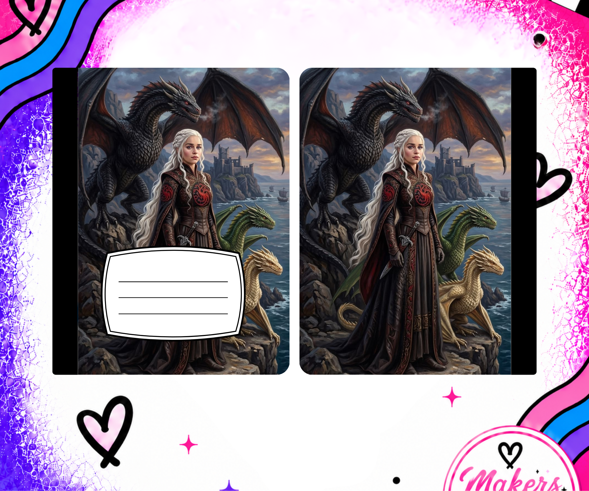 Dragon 2 notebook cover