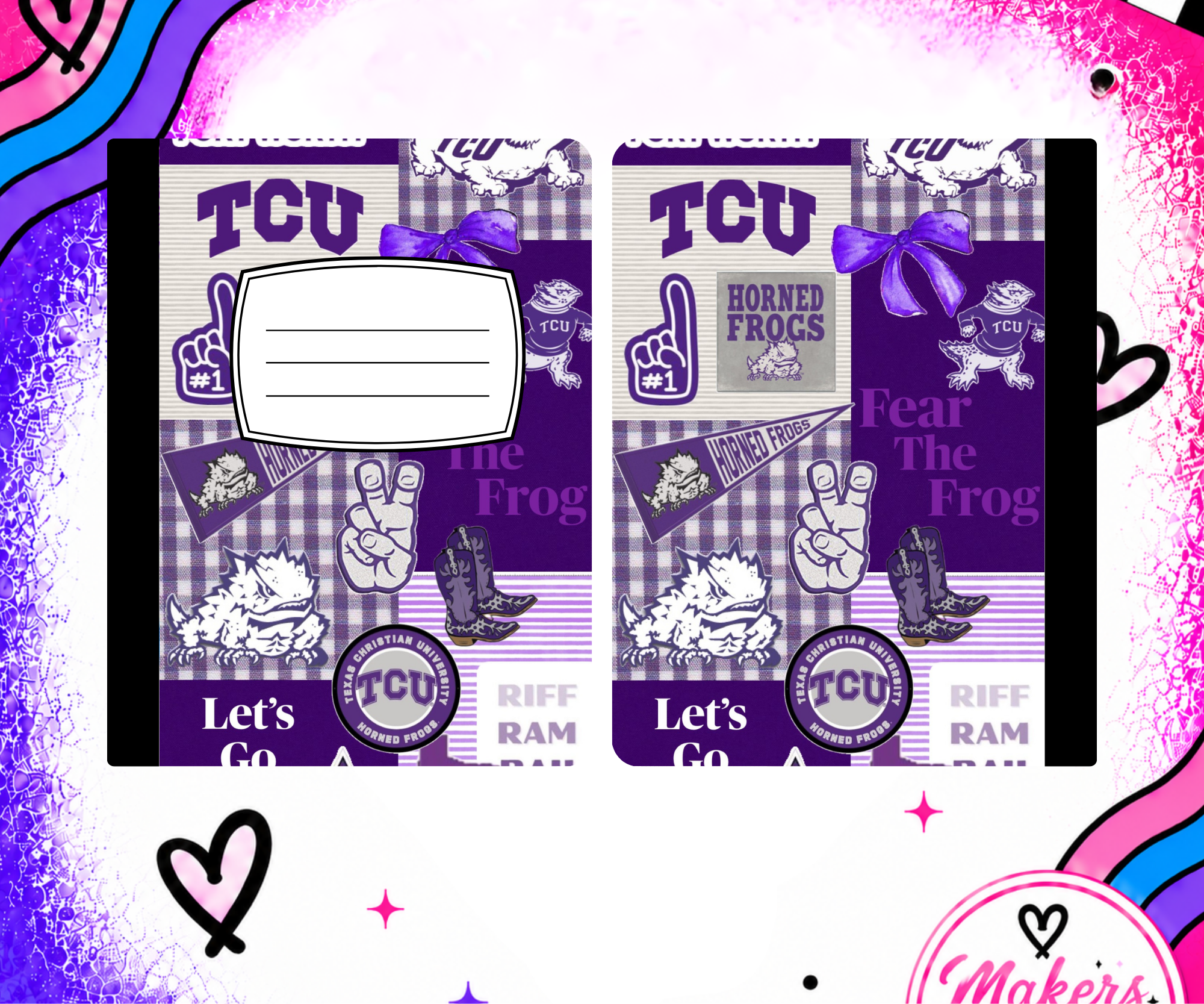 TCU 2 notebook cover