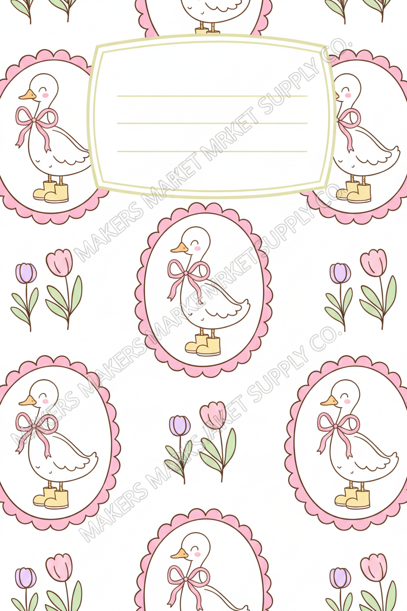 GOOSE PINK NOTEBOOK COVER DOWNLOAD