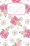 PENCILS AND PINK NOTEBOOK COVER DOWNLOAD