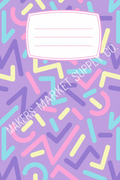 PURPLE SPRINKLE VIBES NOTEBOOK COVER DOWNLOAD