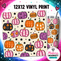 Cute purple and orange pumpkins  Vinyl