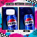 BLUE SODA  printed note book cover