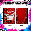 Red cola  drinks notebook cover