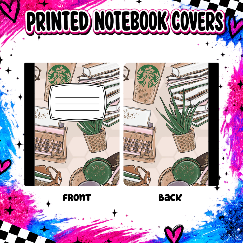 GREEN COFFEE notebook cover