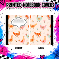 Chickens notebook cover