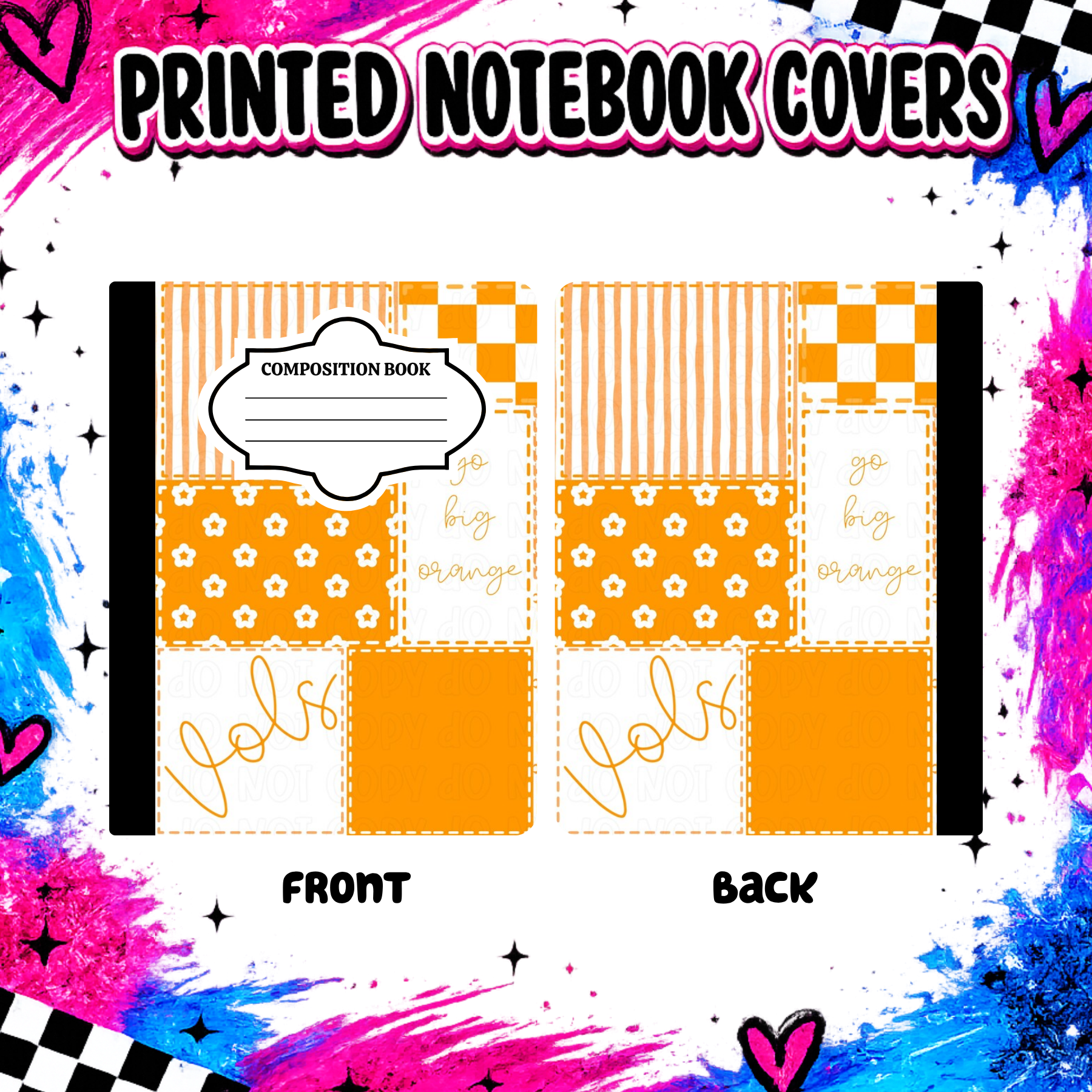 Patch work Vols Notebook Cover