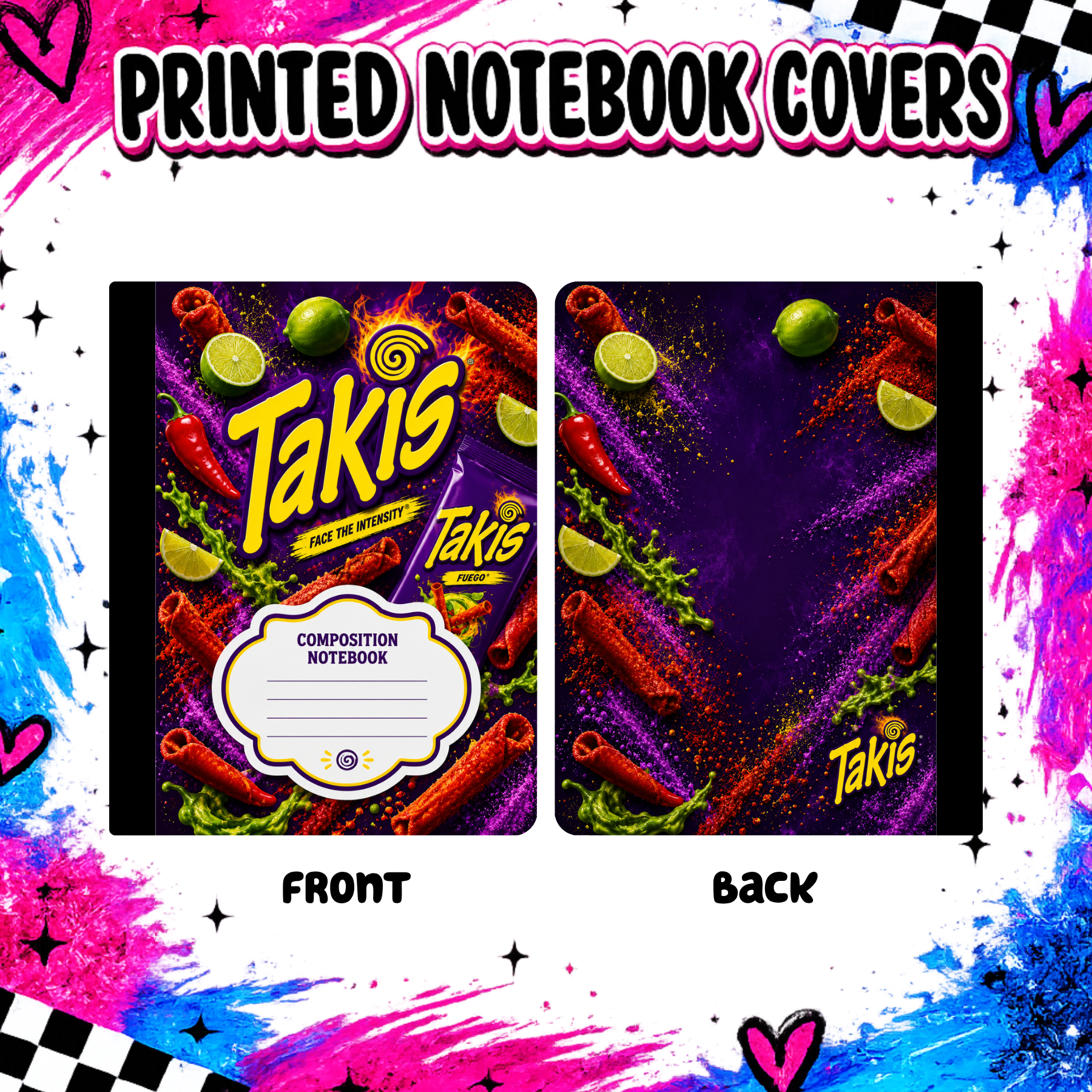 Tak chips notebook cover