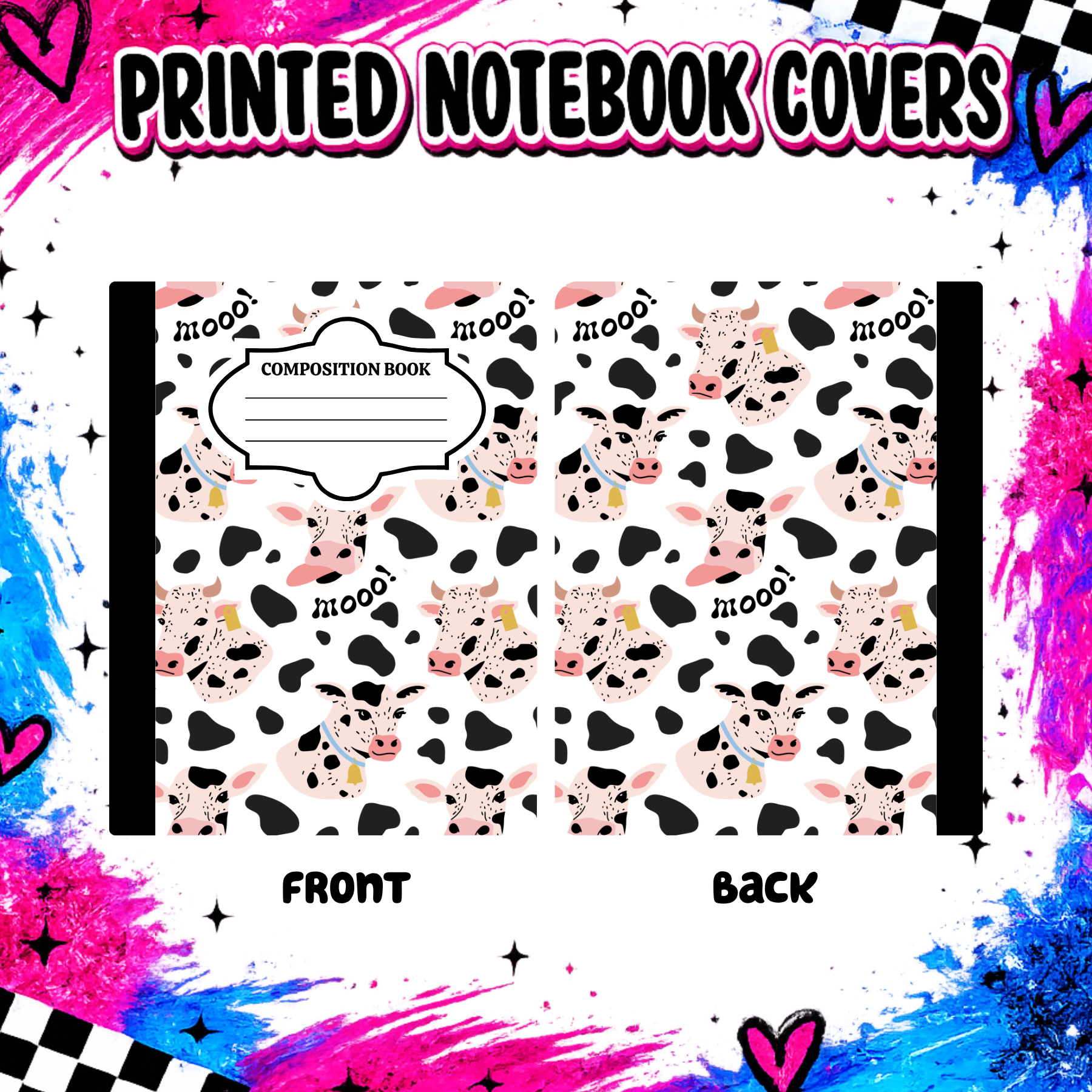 MOO COWS  notebook cover